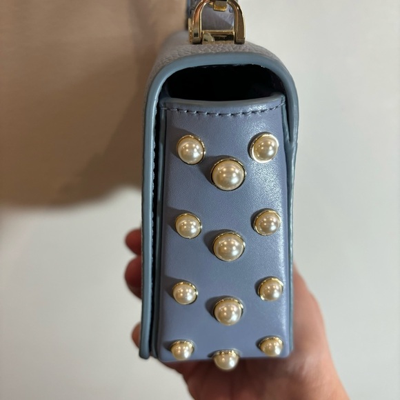 KATE SPADE MAISIE PEARL CLOUD COVER Colourway Crossbody Top Handle Bag Purse - Picture 12 of 16